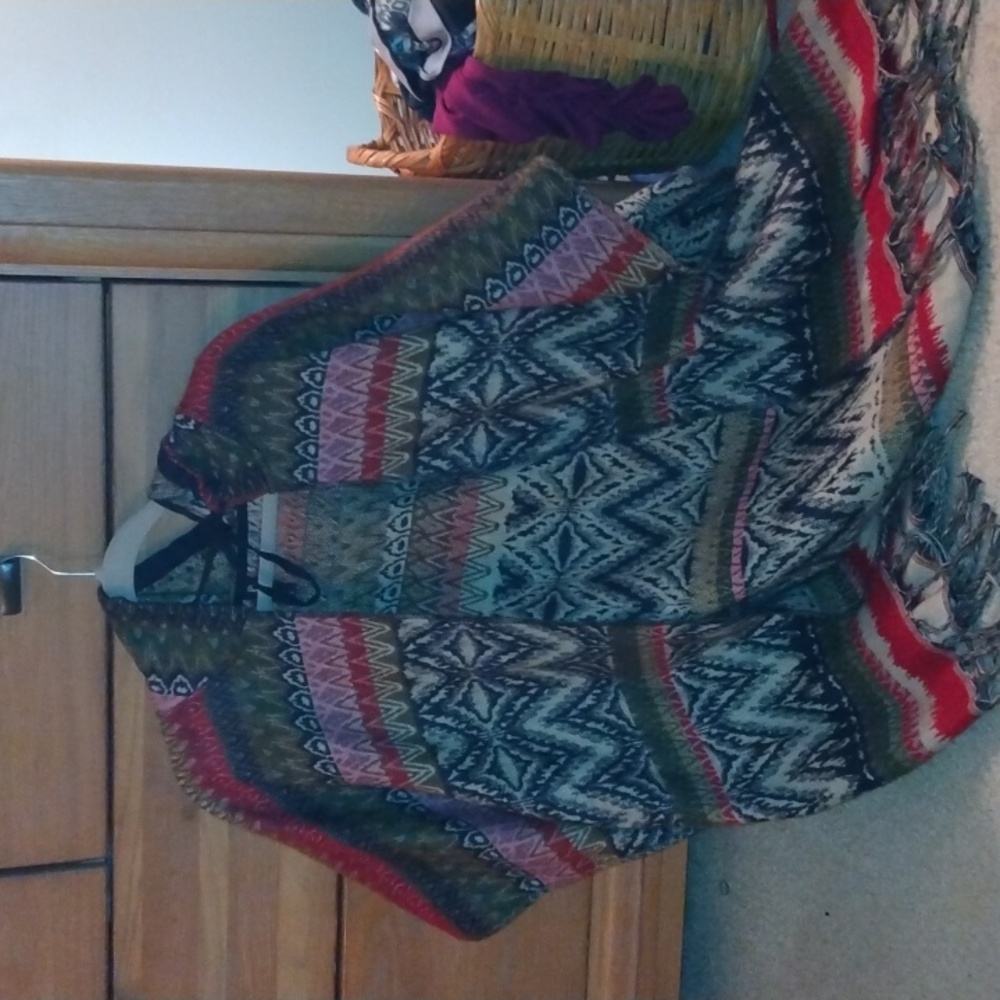 Sacred threads poncho